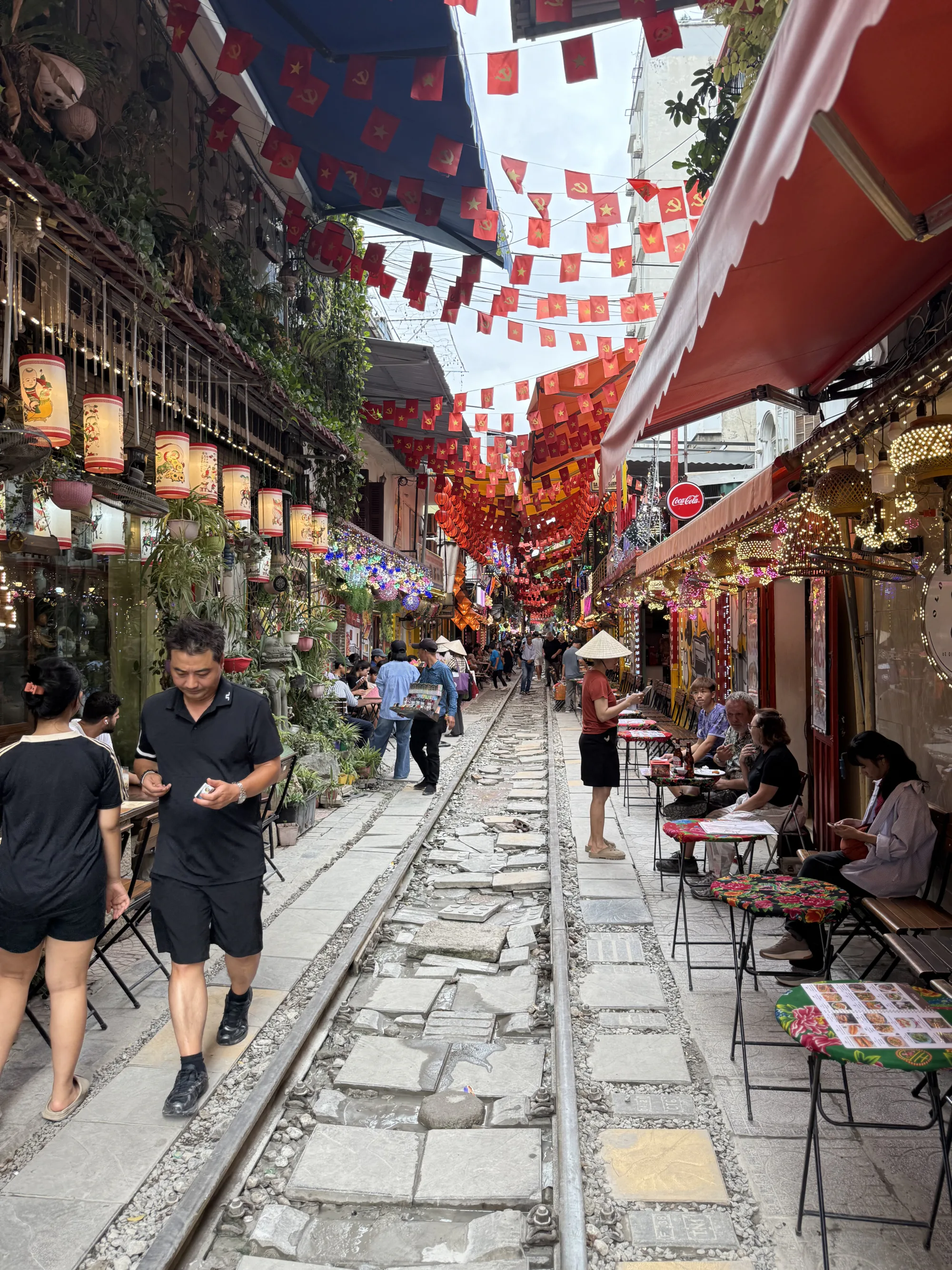 Hanoi's train street, northern Vietnam, @yourfitrip